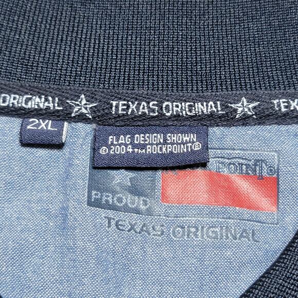 Rock Point Texas Original Texas Flag Polo "Texas Bluegrass Music, LLC" Size 2XL - Picture 7 of 10